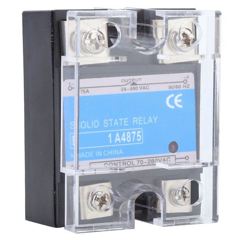 Single Phase Solid State Relay 70-280VAC Input 24-480VAC Load AC