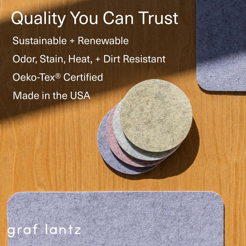 Graf Lantz - Bierfilzl Felt Coasters - Square - 100%