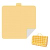 CHENGZI Thickened picnic mat outdoor lawn camping portable (Yellow)