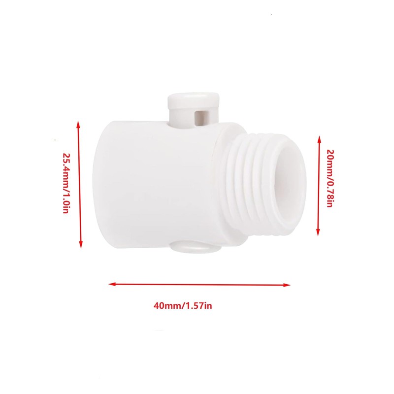 PZRT Plastic One Touch Stop Shower Flow Control Valve Regulator
