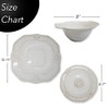 American Atelier 20-Piece Baroque Dinnerware Set, White