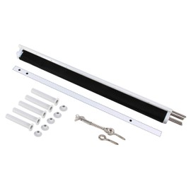 Sentry Safety Pool Fence | Visiguard is The Most See-Thru Pool Fence on The Market | Removable Child Safety Fence. (White, 5'x10')