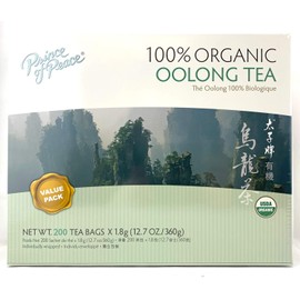 Prince of Peace 100 % Organic Tea, BEST VALUE Family Size, 200 Tea Bags (Organic Oolong Tea)