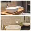 uxcell Single Lever Faucet Handle for 40mm Cartridge, Zinc Alloy