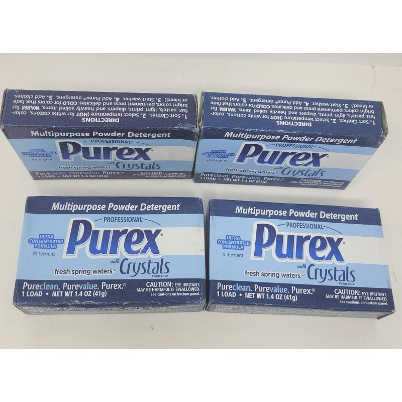 Purex 4 Ultra Purex Powder Detergent with Crystals Fresh Spring
