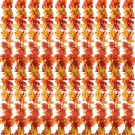 Sggvecsy 10 Pack Fall Maple Leaf Garland 6.75Ft/Piece Artificial Autumn Maple Leaves Fall Hanging Foliage Garland for Indoor Outdoor Home Wedding Thanksgiving Party Fireplace Decor