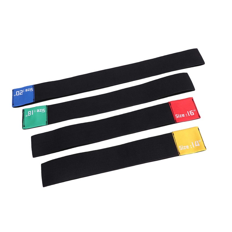 4pcs 14/16/18/20 Inch Drum Cymbal Mute Belt Practice Silencer Dampener