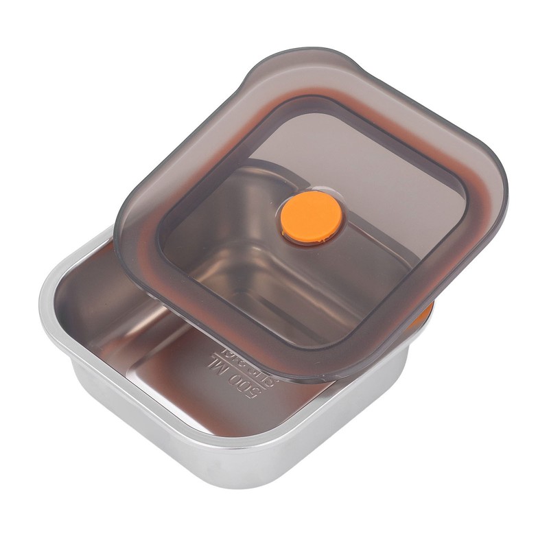316 Stainless Steel Food Storage Container Vacuum Sealed Metal Food