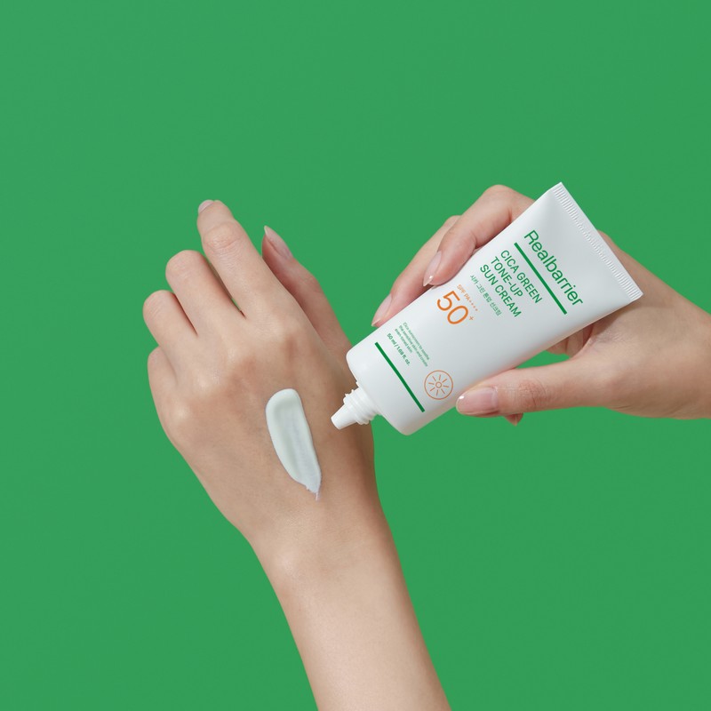 Real Barrier Cica Green Tone-Up Sun Cream SPF 50+ PA++++