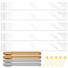 White 5pcs Sash, 2 Gold Pens + 2 Silver Pens,