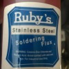 Rubyfluid Stainless Steel Liquid Soldering Flux .5ml Excellent for Stainless