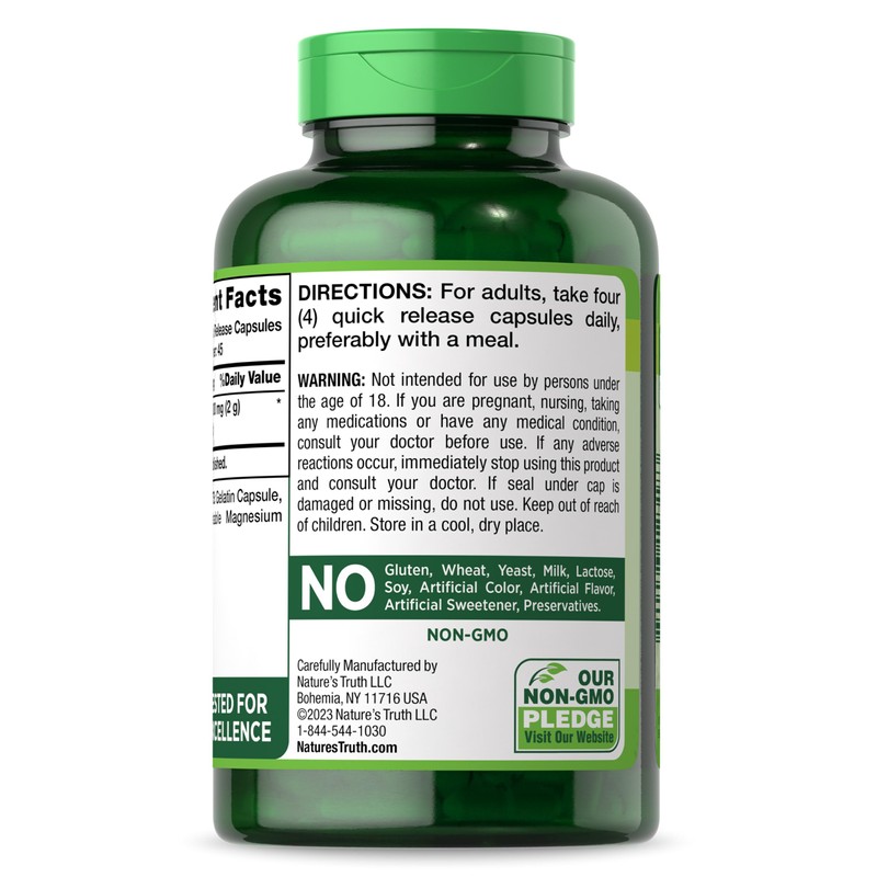 Nature's Truth Beet Root Capsules | 2,000mg | 180 Count