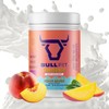BULLFIT Pre Workout Powder, Peach Mango, Pre-Workout Support for Men