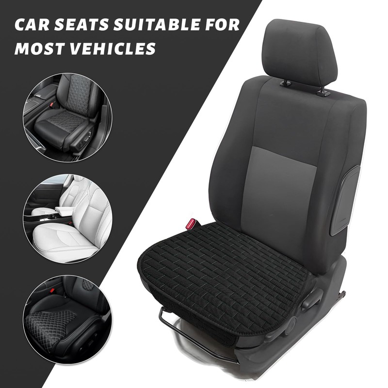 Gdnecad Car Front Seat Cover, Anti-Slip Bottom Auto Seat Cushion