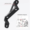 Cyclesavvy 160/180mm Disc Bike Brake Adapter – Flat to Post