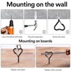 BJUTYEU Decorative Love Hooks for Hanging Lights, Plants, Wind Chimes,