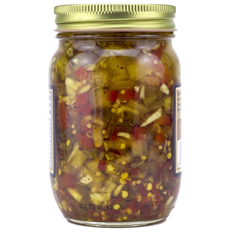Amish Wedding Foods Hot Green Tomato Relish & Hot Pepper
