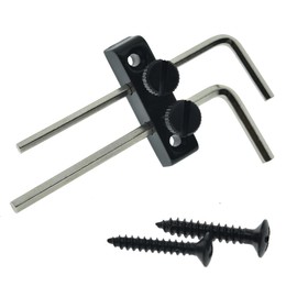 Dopro Black Guitar Bass Allen Wrench/Key Headstock Wrench Holder for FR Tremolo Guitar