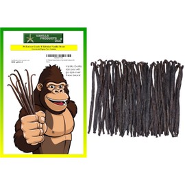 50 Tahitian Extract Grade B Natural Vanilla Beans 5~6" by Vanilla Products USA