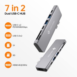 NOVOO 7 IN 2 USB C Hubs