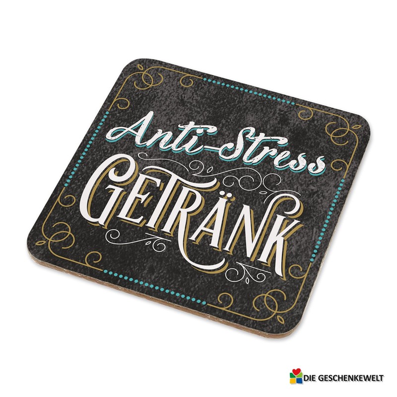 Sheepworld My Beautytree 44617 Coaster No. B19, Anti-Stress Drink, Cork,