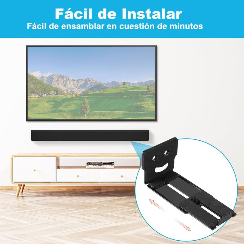 DYNAFIRE Soporte para Barra de Sonido en Pared - Base