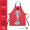 IllustrArte Kitchen Apron - Flamenco Design for Women - Washable,