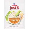 McCormick Just 5 Simple Ingredients Classic French Onion Dip &