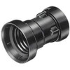 Black ILLU Sockets in Set E27 5 Pieces with Seal