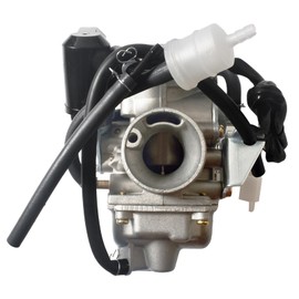 JOIQEXJ GY6 Carburetor 150cc 125cc for 4 Stroke 152QMJ 157QMJ for Choke Motorcycle Scooter 24mm PD24J Carb with Intake Manifold ATV kart moped UTV 4 wheeler for Kazuma for Baja for Kymco for Taotao