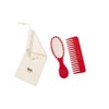 Tek 2 Piece Hair Set with Cotton Bag Red