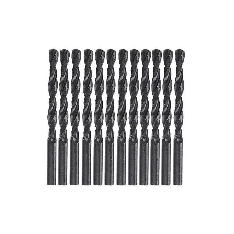 12PCS,5/64",Black Oxide, Twist Drill Bits
