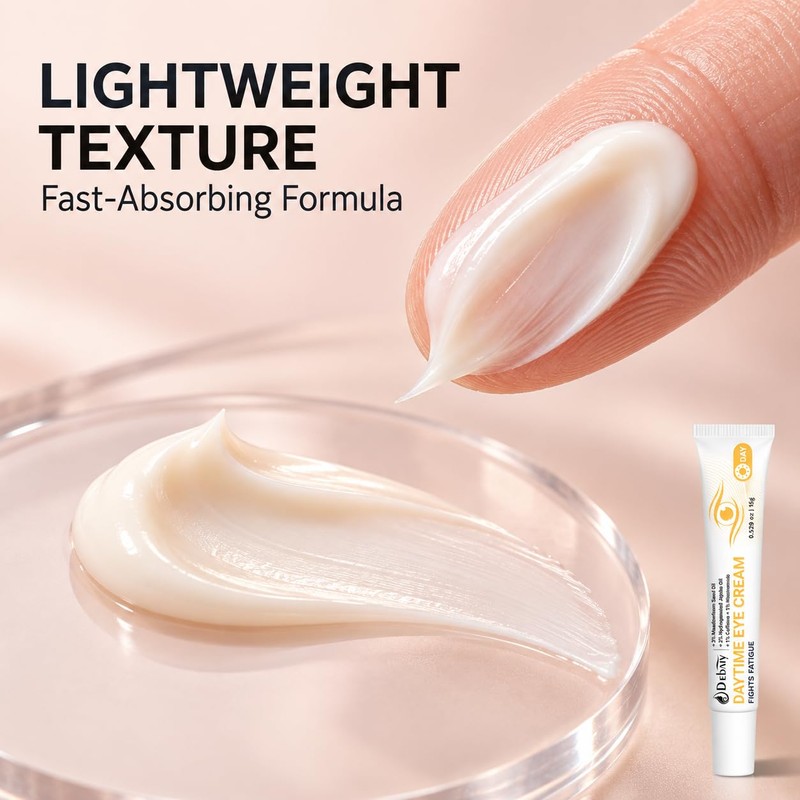 Daytime Eye Cream for Dark Circles & Puffiness, with Caffeine,