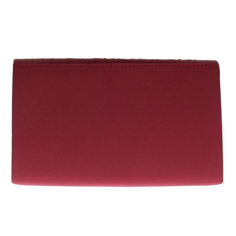 Girly HandBags Beautiful Satin Elegant Pleated Clutch Bag Shoulder Bag