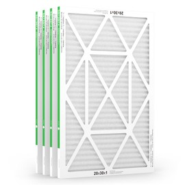 TRIGHTFILTERS 20x30x1 Air Filter 4 Pack, MERV 8 Pleated Dust Defense Air Filters Replacement Air Conditioner HVAC AC Furnace Filter, Durable and Lightweight