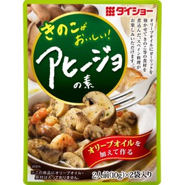 Daisho Mushrooms Delicious! Ahijo no Moto, 0.7 oz (20 g) x 10 Packs