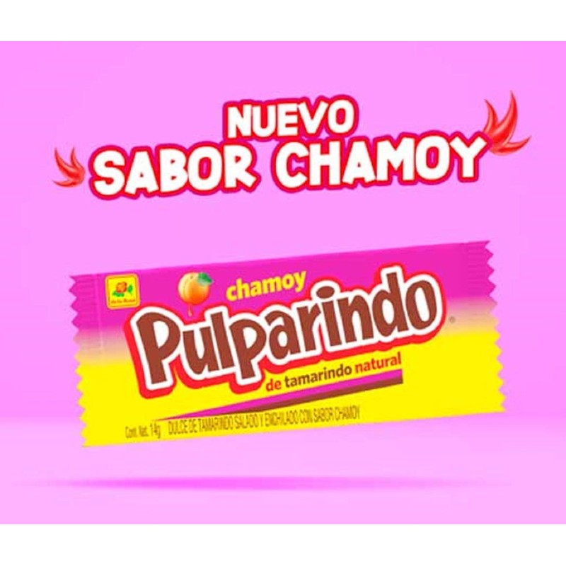 Pulparindo Chamoy Tamarind Pulp Candy 20 count