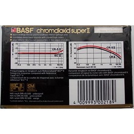 BASF 90 Minute IEC II Chrome Dioxide Super II 1984 in Germany Tape