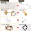Shenmoyl Vintage Battery Operated Wall Sconces Set of Two, Wireless