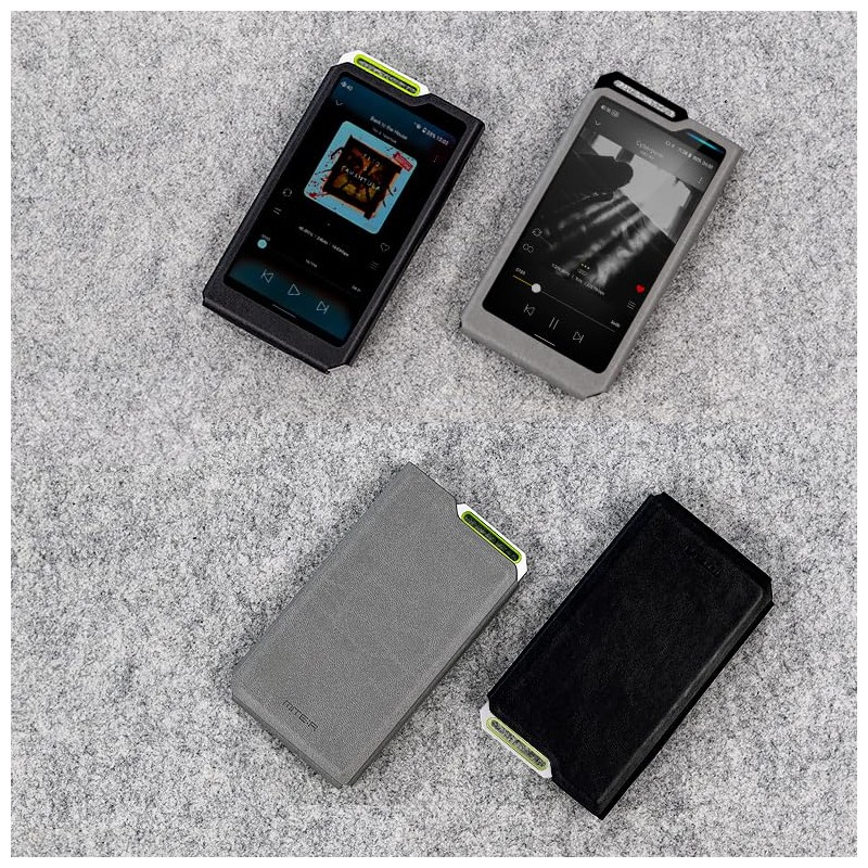 MITER MITER Case for HiBy R4, Handmade Artificial PU Leather