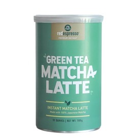 Instant green tea matcha latte 180g tin - 11 servings