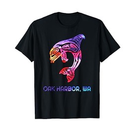 Oak Harbor WA Native American Orca Killer Whale T-Shirt