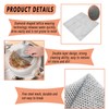 10 Pcs Multipurpose Non Scratch Scrubbing Wire Dishwashing Rags,Reusable Kitchen