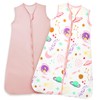 Lilian&Gema 0.5 TOG Sleeping Bag, 2 Pack Baby Sleep Sack