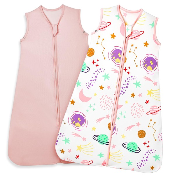 Lilian&Gema 0.5 TOG Sleeping Bag, 2 Pack Baby Sleep Sack