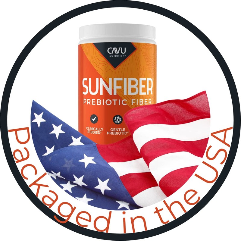 CAVU NUTRITION Sunfiber, Gentle Prebiotic Fiber Supplement | Promotes Comfortable