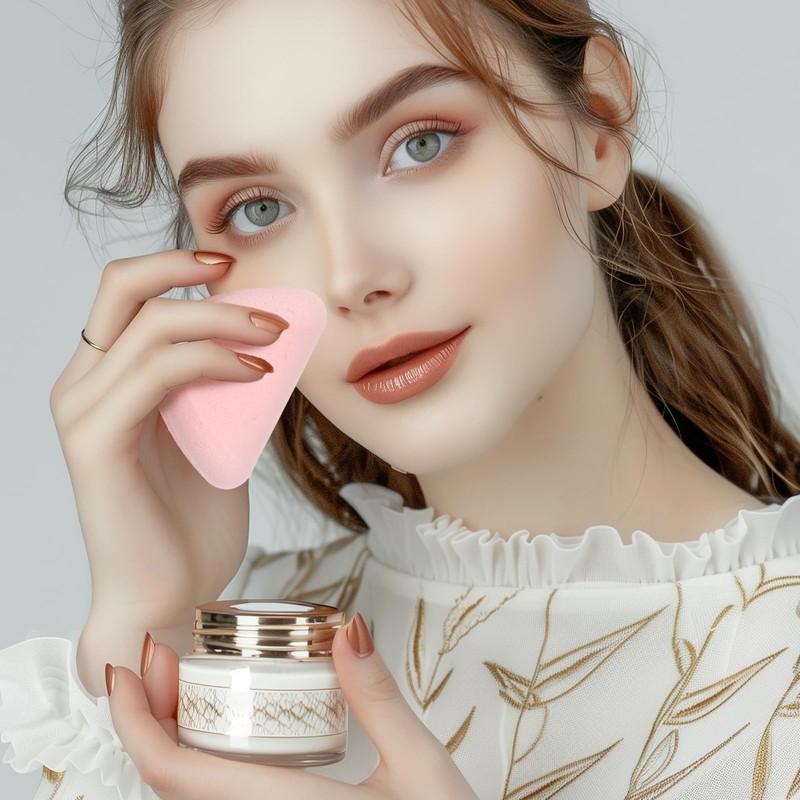 Giantree 2 Pcs Oval Puff, Make-up Egg Air Cushion Puff