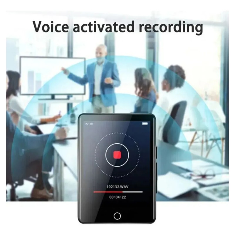 Reproductor Bluetooth Hifi Mp4/mp3, Radio Fm, Soporte De 128
