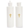Hiceeden 3 Pack 250ML Water Bottles Catholic, Empty Container Water