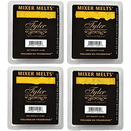 Tyler Candle Mixer Melts (Multi fragrances - Diva, High Maintenance, French Market, Kathina), 1.9 Oz